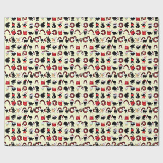 Abstracte festiviteiten: Dierlijk geïnspireerd Ker Cadeaupapier