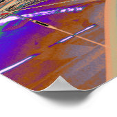 Abstracte fietsen (Britse rondleiding 2010) Poster (Hoek)