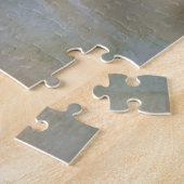 Abstracte Fir Trees Jigzaag Puzzle Legpuzzel (Zijkant)