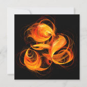 Abstracte Fireball Art (Voorkant)