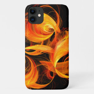 Abstracte Fireball Art iPhone 11 Hoesje