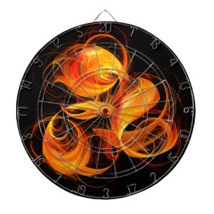 Abstracte Fireball Art Dartbord