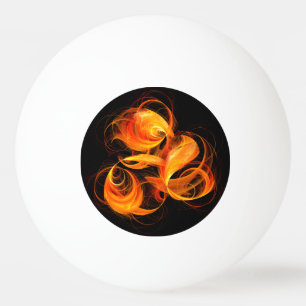 Abstracte Fireball Art Pingpongballen
