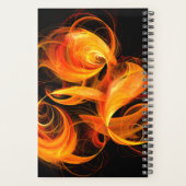Abstracte Fireball Art Planner (Achterkant)