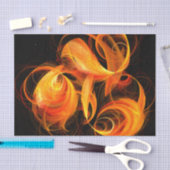 Abstracte Fireball Art Tissuepapier (Craft)