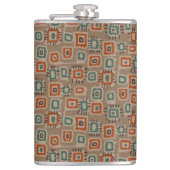 Abstracte flesjes oude kleding heupfles (Voorkant)