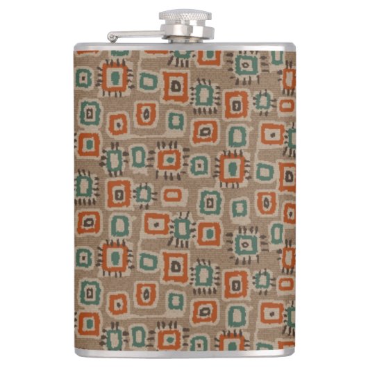 Abstracte flesjes oude kleding heupfles (Voorkant)