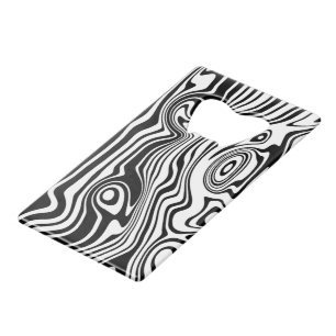 Abstracte flesopening voor wasgoed - Aangepaste kl Kredietkaart Flessenopener