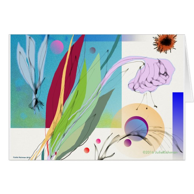Abstracte Floral Arrangement (Voorkant Horizontaal)