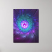 Abstracte Floral Beauty Colorful Fractal Art Flowe Canvas Afdruk (Voorkant)