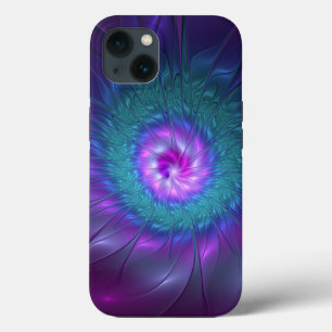 Abstracte Floral Beauty Colorful Fractal Art Flowe iPhone 13 Hoesje