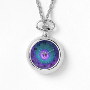 Abstracte Floral Beauty Colorful Fractal Art Flowe Horloge