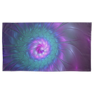 Abstracte Floral Beauty Colorful Fractal Art Flowe Kussensloop