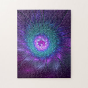 Abstracte Floral Beauty Colorful Fractal Art Flowe Legpuzzel