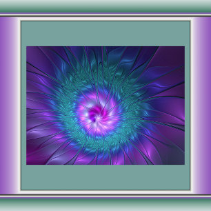 Abstracte Floral Beauty Colorful Fractal Art Flowe Tissuepapier