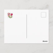 Abstracte Floral Bedankt Aangepaste tekst Briefkaart (Achterkant)