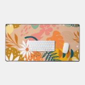 Abstracte Floral Bureaumat (Keyboard & Muis)
