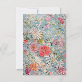 Abstracte Floral Kaart