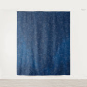 Abstracte Floral op de achtergrond van de Navy Blu Wandkleed (Voorkant)