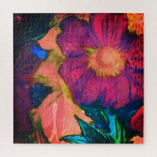 Abstracte Floral puzzel