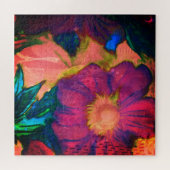 Abstracte Floral puzzel Legpuzzel (Horizontaal)