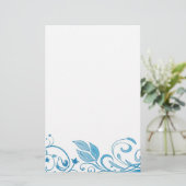 Abstracte Floral Stationery Briefpapier (Staand voorkant)