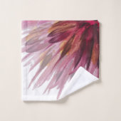Abstracte Floral Waterverf handbeschilderd Bad Handdoek (Wasdoekje)