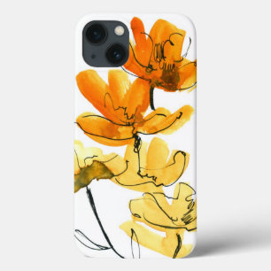 Abstracte florale achtergrond iPhone 13 hoesje