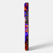 Abstracte florale klautoire Case-Mate iPhone case (Achterkant / Links)