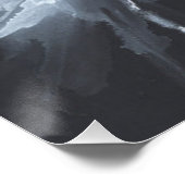 Abstracte florale minimalist perfect poster (Hoek)