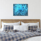 Abstracte Flower5 - Canvas afdrukken (Insitu (Slaapkamer))