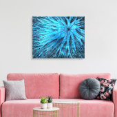 Abstracte Flower5 - Canvas afdrukken (Insitu (Woonkamer))