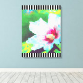 Abstracte Flower Bloom Canvas Wall Art (Insitu (Houten vloer))