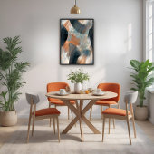 Abstracte Fluid Dreamscape Flow Art Poster