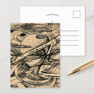 Abstracte formulieren   Rudolf Bauer Briefkaart