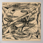 Abstracte formulieren | Rudolf Bauer Poster (Voorkant)