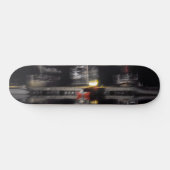 abstracte foto, boten skateboard (Horizontaal)