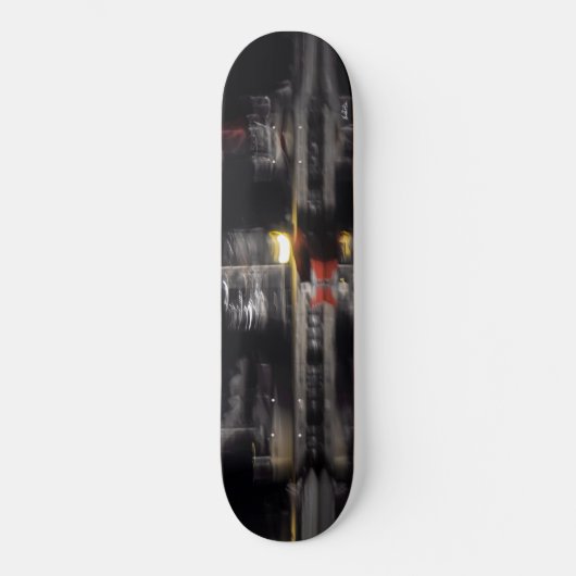 abstracte foto, boten skateboard (Voorkant)