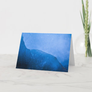 Abstracte foto van Blue Ice Kaart