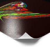 Abstracte foto van Chameleon Afdruk (Hoek)