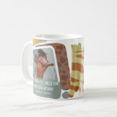 Abstracte foto van Funny Dog mama Koffiemok (Voorkant links)