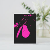 Abstracte foto van roze par briefkaart (Staand voorkant)