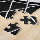 Abstracte foto zwart-wit legpuzzel (Zijkant)