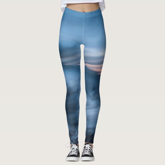 abstracte fotoleggings leggings (Voorkant)