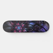 Abstracte fractal bloem ontwerp. skateboard (Horizontaal)