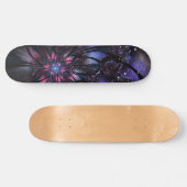 Abstracte fractal bloem ontwerp. skateboard (Horizontaal)