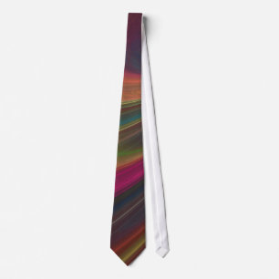 Abstracte Fractal Curve Necktie Stropdas