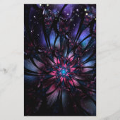 Abstracte fractale bloem. (Voorkant)