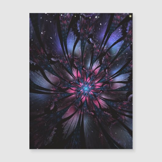 Abstracte fractale bloem. (Voorkant)