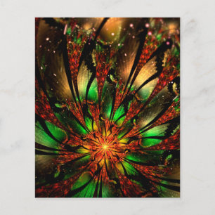 Abstracte fractale bloem.